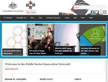 Tablet Screenshot of innovation.govspace.gov.au